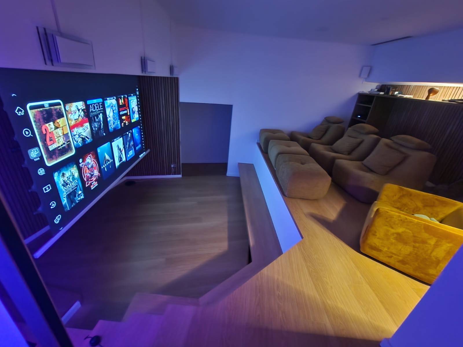 Salle de cinéma privée en Espagne