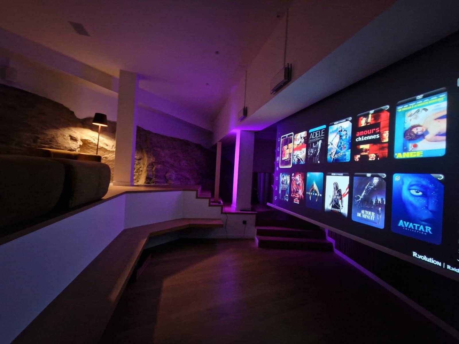 Installation salle de cinéma Lyon