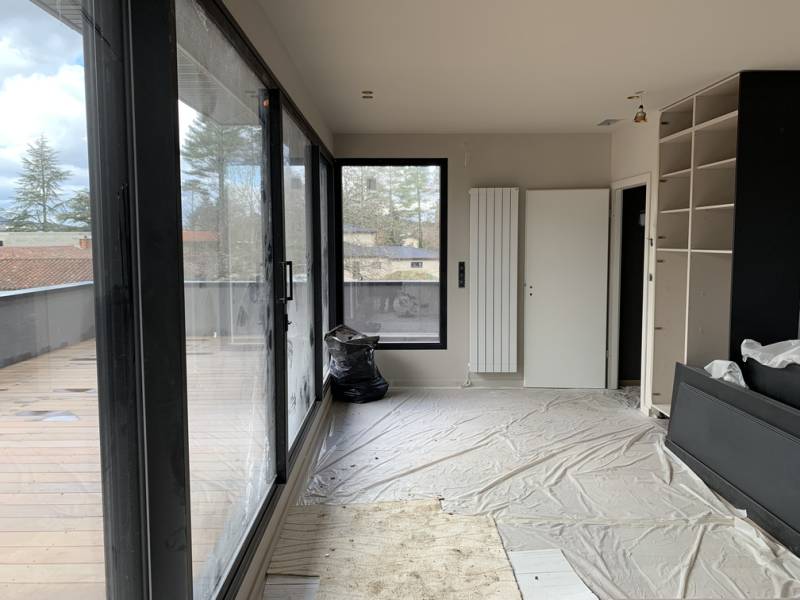Installation d'équipement audio vidéo et domotique pour une maison neuve en construction à Megève